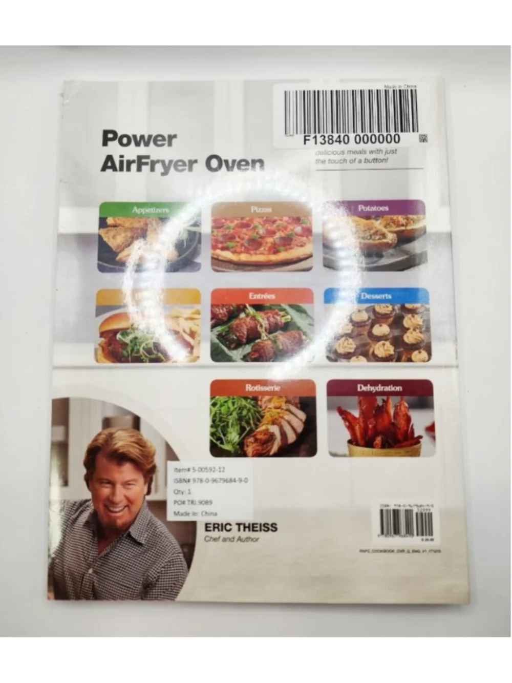 Power AirFryer Oven Air Fry Rotisserie Dehydrate Recipe Cookbooks by Eric Theiss
